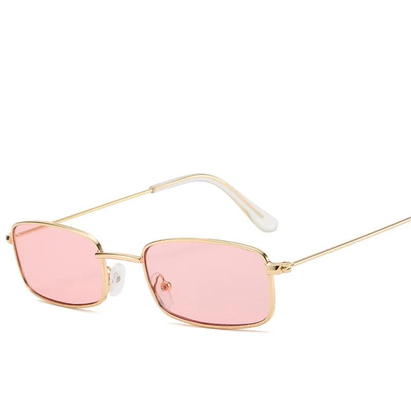 Candy Color Metal Cat Eye Sunglasses UV400 Female Summer Street Eyewear for Women Korea Style