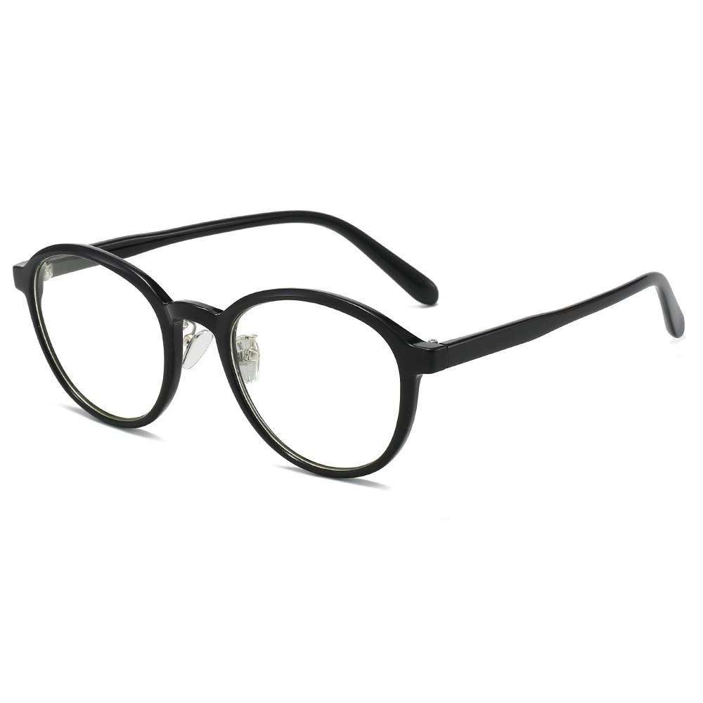 

Ultra Light Anti-Blue Light Glasses Red Round Frame Fashion Plain Glasses Can Be Matched With Prescription Myopia