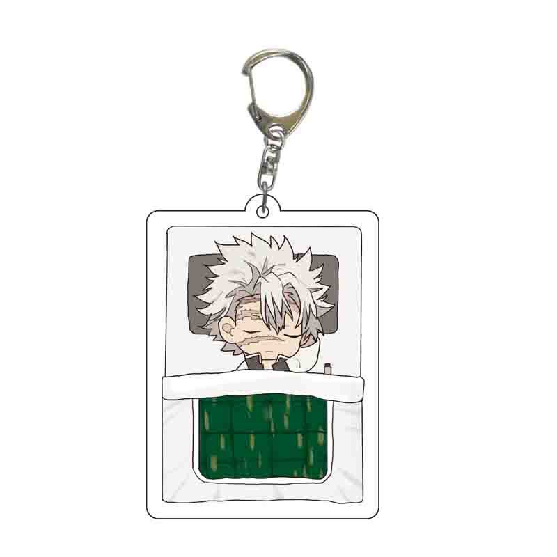 Demon Slayer Anime Keychain Acrylic Transparent Keychain Pendant Accessories For Fans Collection Gift Cosplay Merchandise