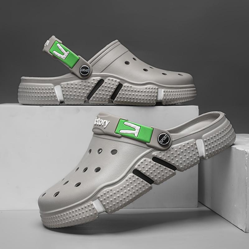 Men's Casual Comfortable Soft Sole Clogs, Breathable Lightweight Clogs for Indoor Outdoor Beach, Summer