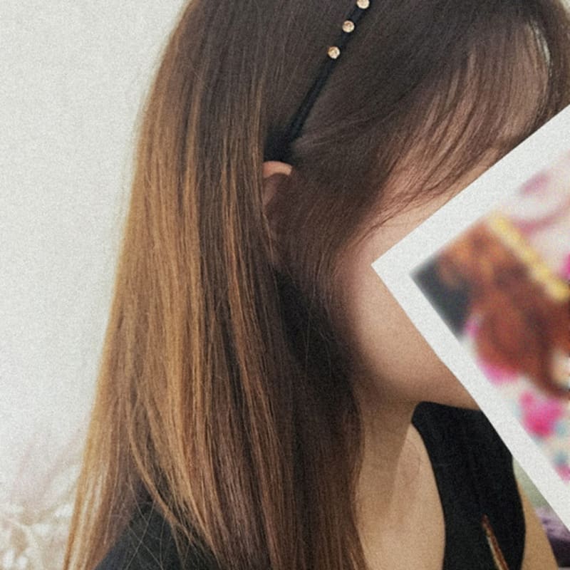 

РАКОХА ЛЮБОВЬ ЛЮБОВЬ Повязка для волос Камень Кубический Безболезненная Повязка для волос champagne