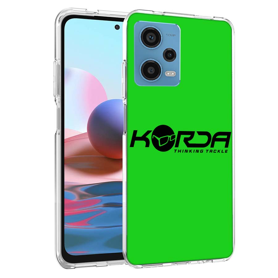 Korda Fishing Tackle Case for Xiaomi Redmi Note 12 Pro 11 Pro Plus 12S 11S 11T 11E 10 5G 10S 9S 9T 9 8T 8 7 Phone TPU Clear Cove