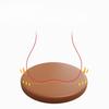 Circular Memory Cotton Pad Leather Cover Memory Cotton Dining Chair Cushion Bar Stool Cushion Putian Anti Slip Soft Seat Cushion