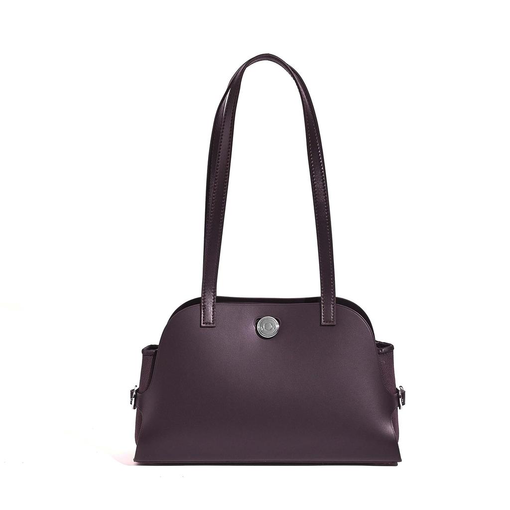 2025 Women's High-End Cowhide Dumpling Bag - Versatile Solid Color Shoulder Bag