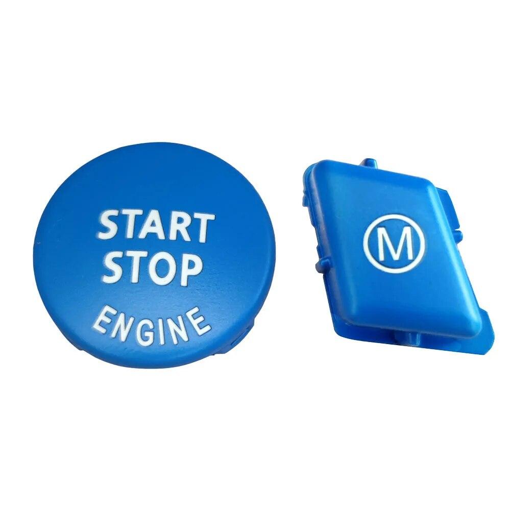 Matter Color Steering Wheel M Start Stop Engine Button Switch for BMW 3 Series E90 E92 E93 M3 /1 Series E81 E82 E87 E88 /X1 E84