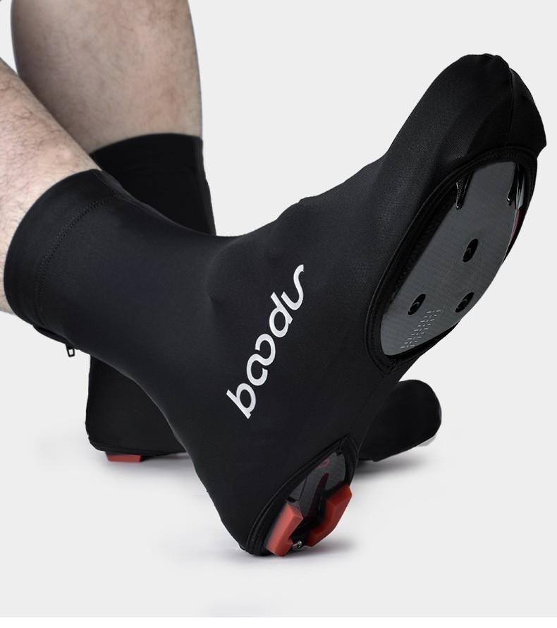 Factory Direct Winter Mountain Bike Elastic Cycling Shoe Covers for Road Bike Lock Shoes Unisex Fleece Thermal 36 чёрный
