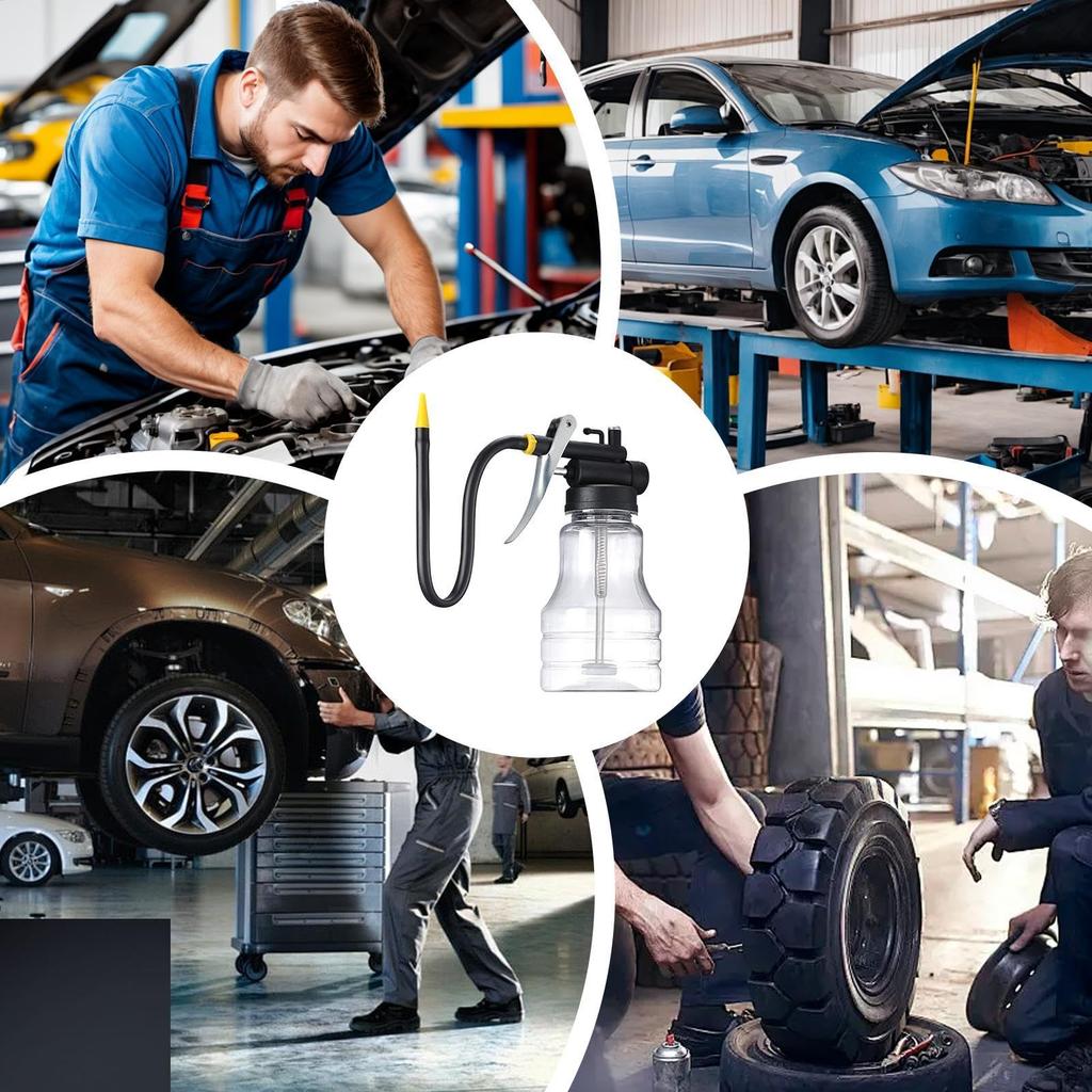 , High Pressure Oiler Transparent, Thumb Pump Tool Oiler, High Pressure Transparent