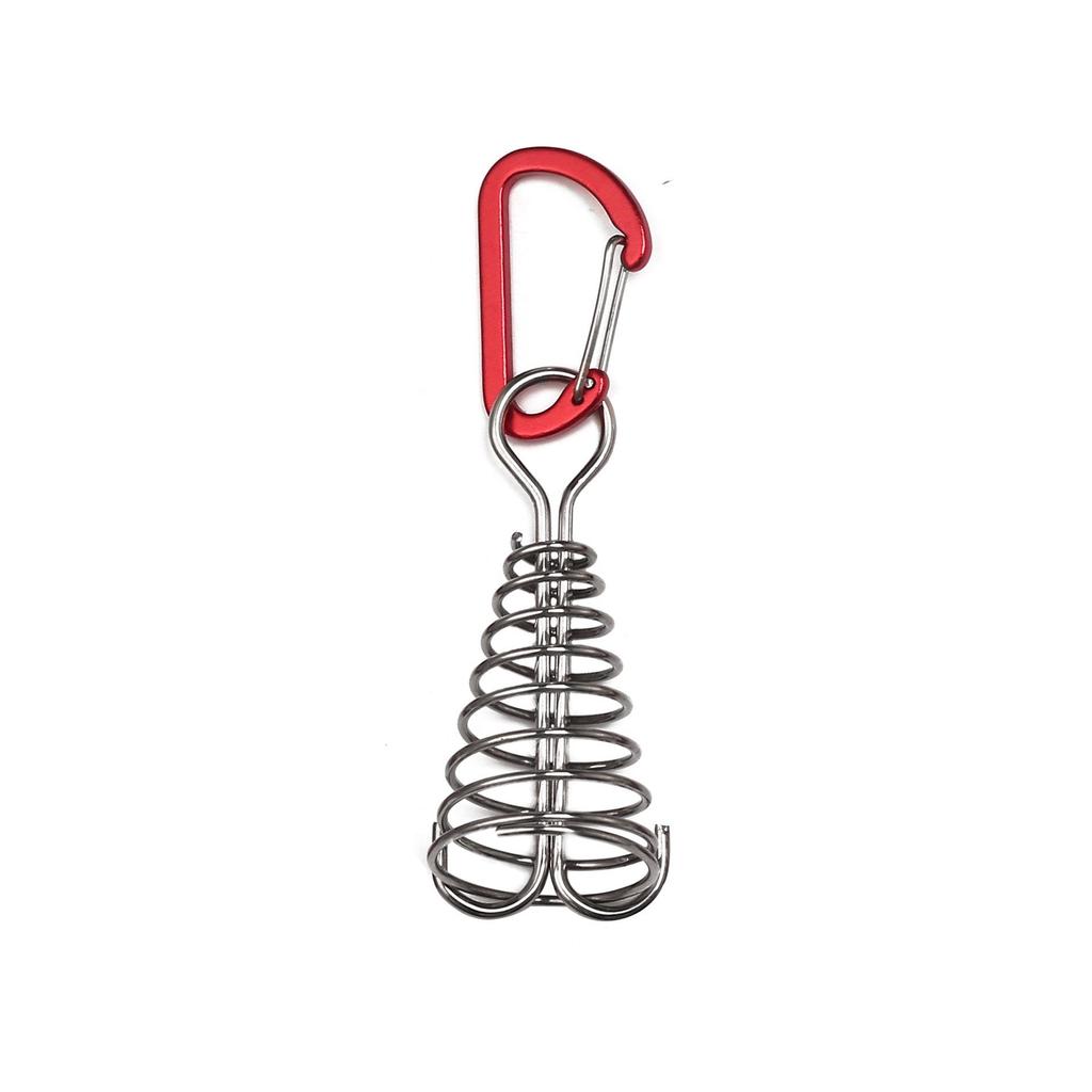 Stainless Steel Outdoor Tent Anchor:  Wind Rope Hook & Fishbone Peg for Camping