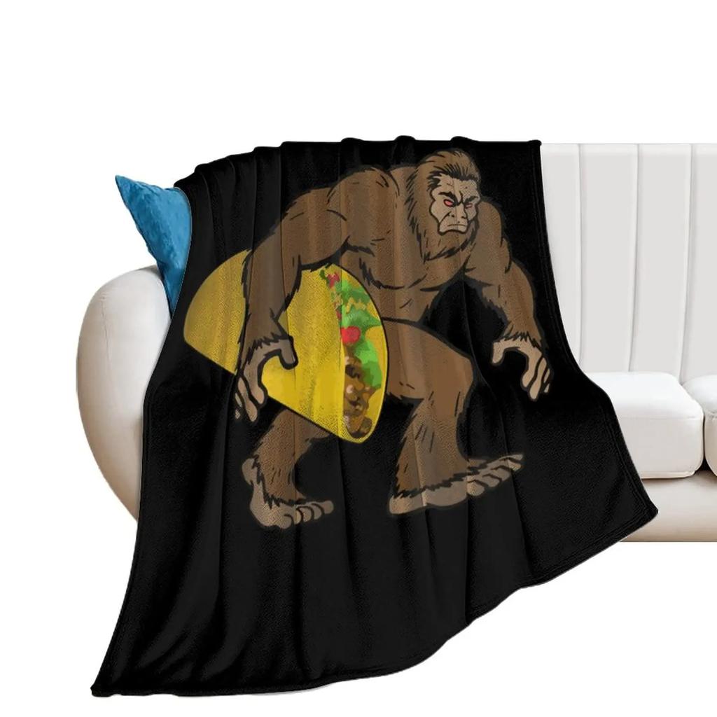 Sasquatch Soft Flannel Blanket Comfortable Blanket Bedding Sofa Decorative Blanket Blanket