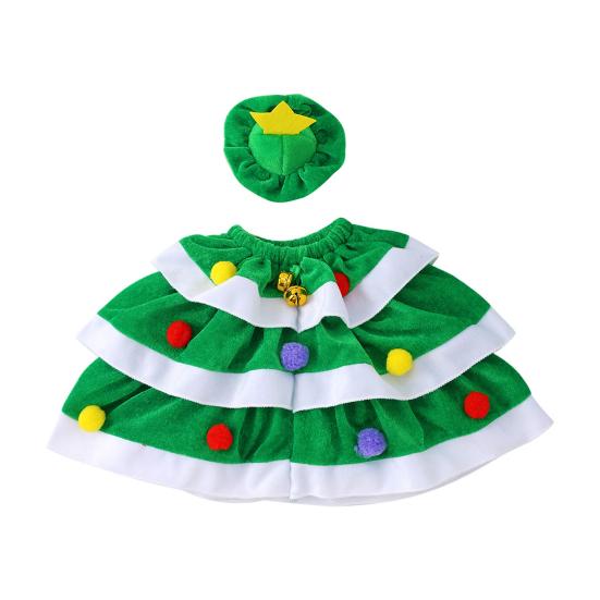 Christmas Porch Goose Clothes with Hat Festive Theme Elastic Collar Cloak Design Goose Suit Decorative Seasonal Goose Outfit