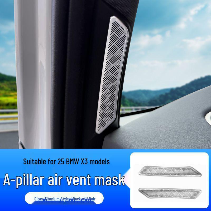 BMW X3 A-Säule Lüftungsschlitz Abdeckung Staubschutz Dekorative Folie (25 Stück)