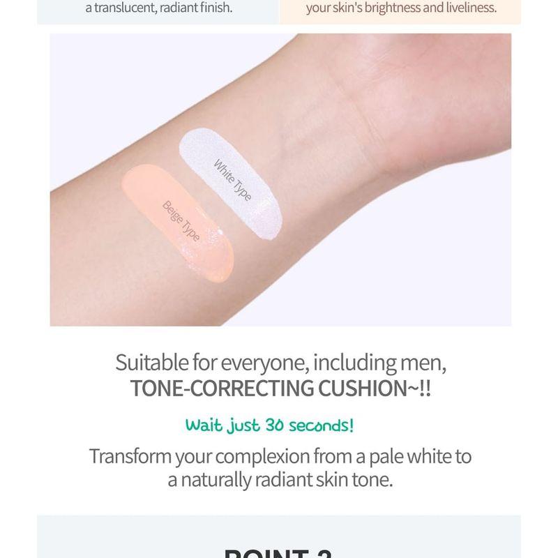 esfolio - 3HA Clear Soothing Sun Cushion - 2 Colors