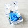 Romantic Ring Box Handmade Plastic Nice-looking Forever Rose Jewelry Box for Anniversary