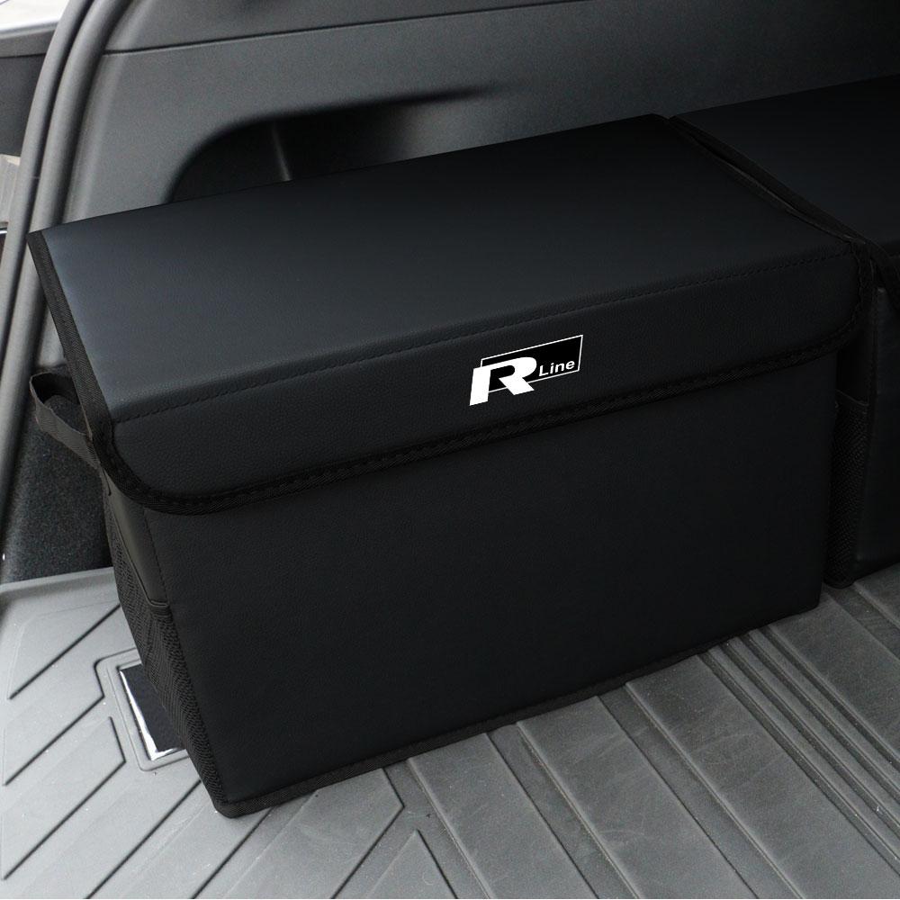 Car Trunk Organizer Box Travel Stowing Tidying Storage Case Auto Valve for Volkswagen VW Rline Golf TDI Magotan B6 B7 GTD Passat