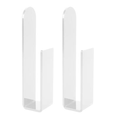 2pcs Hat Racks for Baseball Caps Acrylic Hat Holder Storage Organizer Hat Hangers Hooks Self