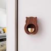 Doorbell Wood Windchime With Suction Installation Providing Calming Sound For Doorways And Interior