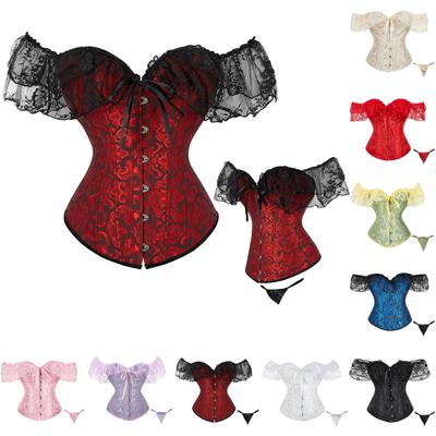 Corset Tops For Women, Shapewear Lingerie, Trim Waist Push Up Bodysuit Bustier Top Shapewear,Shapewear Top,Thong