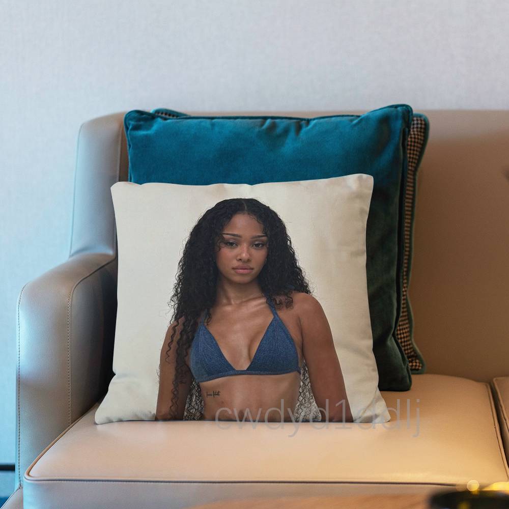 KKatseye Manon Kpop Cushion Cover Pillow Cover Decor Pillowcase Printed Cushion Case For Couch