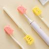 4Pcs Cat Shape Travel Toothbrush Head Covers Toothbrush Protector Cap Case Protective Portable Plastic Clip For Household Travel