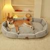 Cloud Velvet Dog Bed Autumn Winter Thickening Warmth Sofa Beds for Small Medium Dogs Soft Plush Pet Pad Dogs Accessories