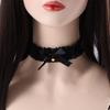 For Girls Pendant Woman Clavicle Chain Cosplay Neck Jewelry Korean Necklace Bow Bell Necklace