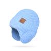 Unisex Winter Warm Plush Knit Wool Hat with Ear Protection