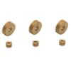 10PCS Modulus 0.2 Mini Brass Spur Gear 10T 12T 15T 20T 30T 40T Pinion Hole Dia.0.8/1/2mm Gears DIY RC Car Motor Shaft Connector