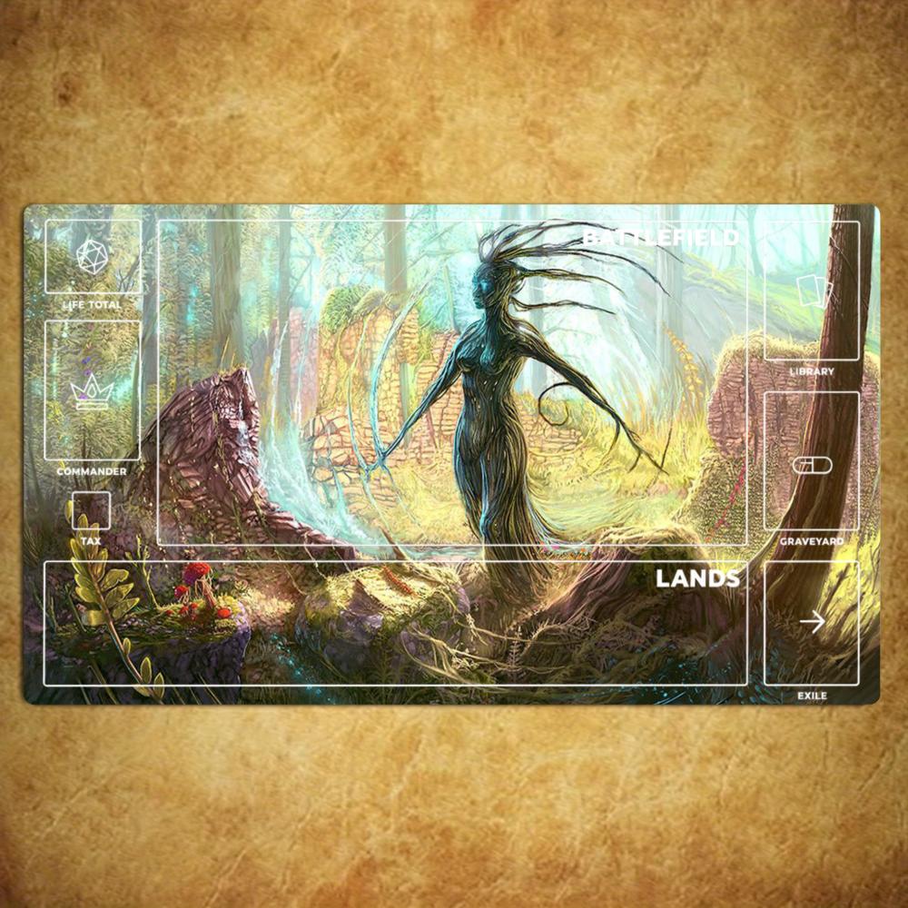 Red Wing Fire Dragon Magic Card Battle Mat TCG Playmat Anti-Slip Base Gathering Gaming Mat Board Game Mat for TCG