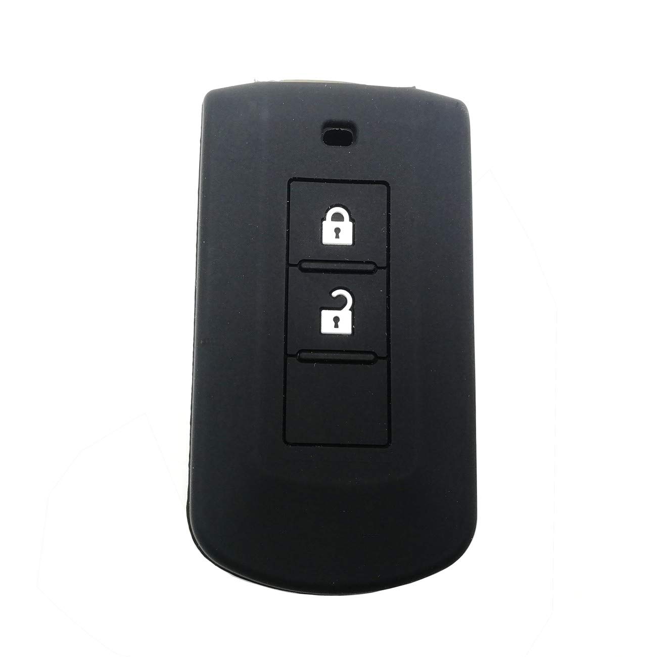 

Silicone Smart Key Case for Mitsubishi Nissan 2 Buttons Outlander RVR EK Wagon ek чёрный