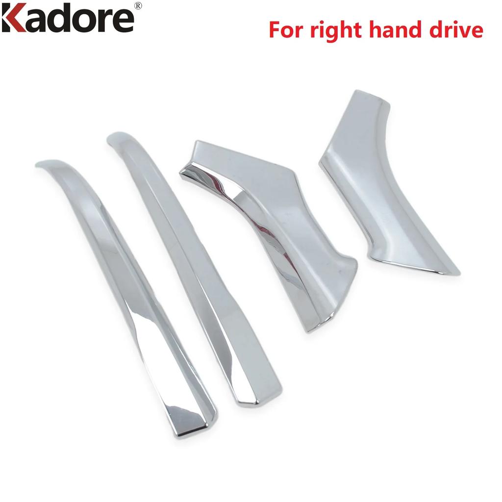 Car Accessories For Toyota Highlander Hybrid    2024 Chrome Side Door Rearview Mirror Cover Trims Molding Strips