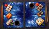 2x GLASS PROTECTIVE PLATE FOR STOVE 40x52 SPACE