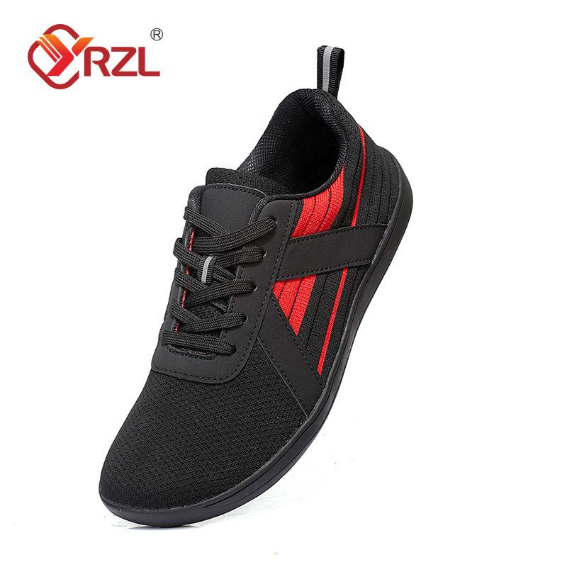 

YRZL Мужская широкая обувь для босиком, удобная и дышащая повседневная спортивная обувь, минималистичная обувь для ходьбы для мужчин 39