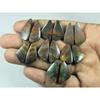 Natural Bloodstone Jasper Matched Pair Fancy Cabochon Gemstone 07 Pair Lot C-3332