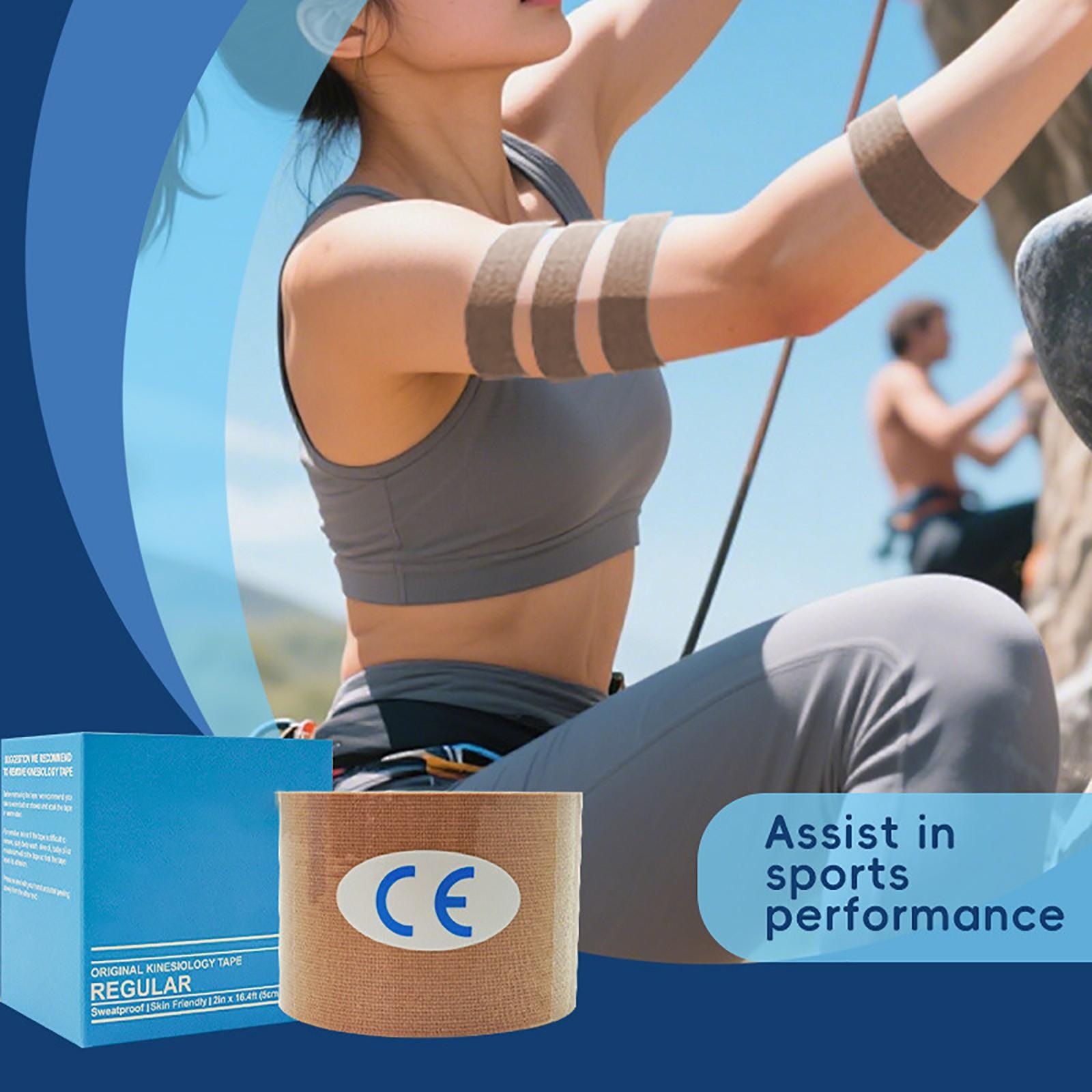 Sports Functional Patch Elastic Sports Patch Soft Breathable Skin-friendly Comfortable Muscle Tension One Size