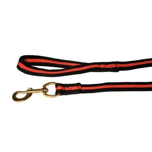 Longe De Travail - Kerbl Chevaux - Softlonge - 8 M - Noir/Rouge - Tissage Souple