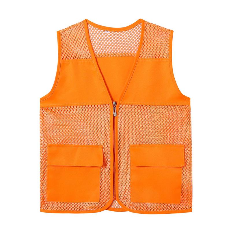Custom Breathable Mesh Vest with Logo for Volunteer and Promotional Activities