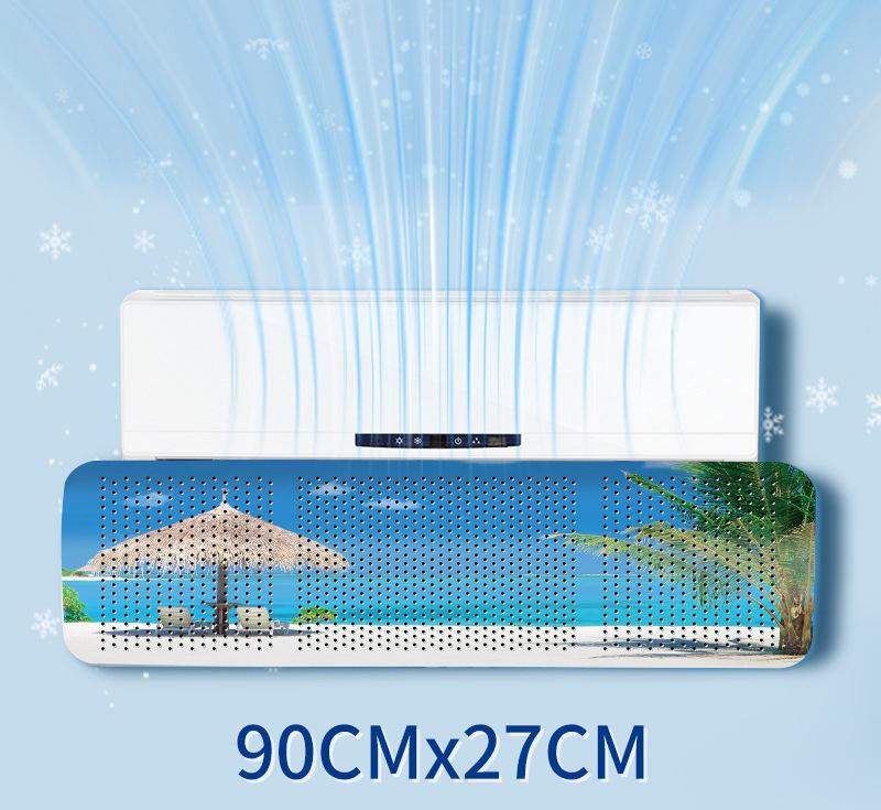 Paravan de Vânt pentru Aer Condiționat Infant Anti Suflare Directă Scalabil Reglabil Acoperire Ghid de Vânt Deflector de Ieșire Parbriz Acoperire de Praf