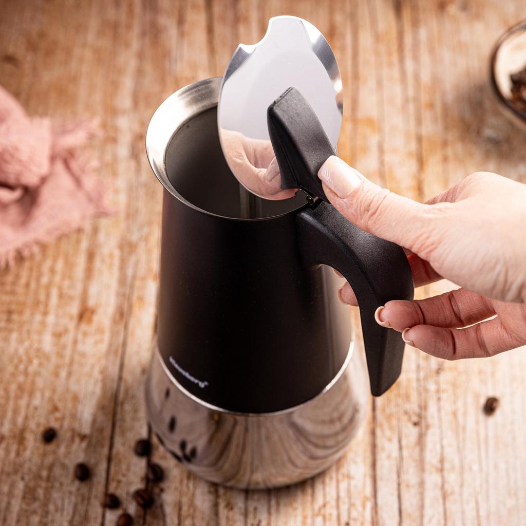 Kawiarka espresso kafeterka ciśnieniowa KLAUSBERG 450ml (9 filiżanki) KB-7846