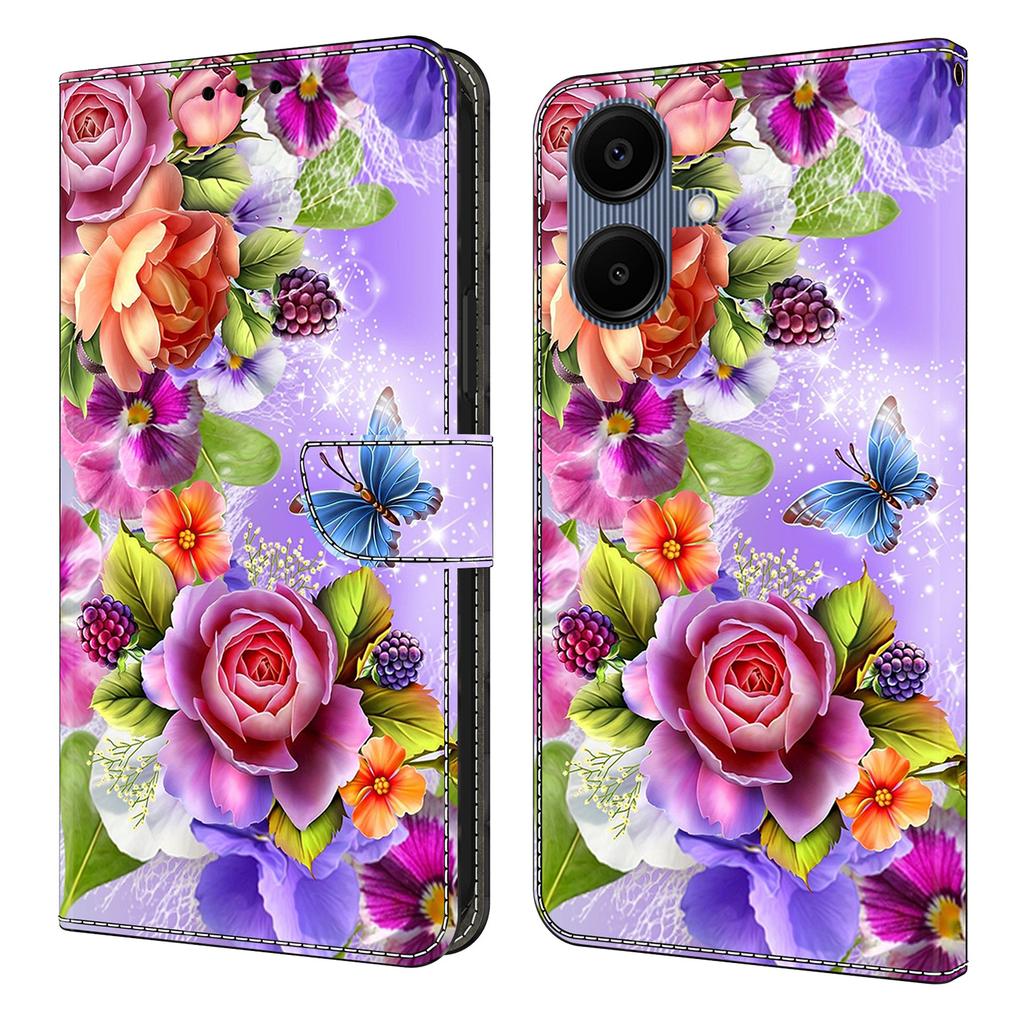 For Samsung Galaxy A07 4G Wallet Case Pattern Printing PU Leather Flip Stand Phone Cover