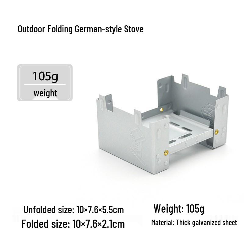 German Foldable Portable Alcohol Camping Stove