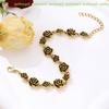 [C]Retro Vintage Rose Bracelet Link Chain For Women Alloy Flower Bracelet Temperament Jewelry Fashion Gifts Accessories