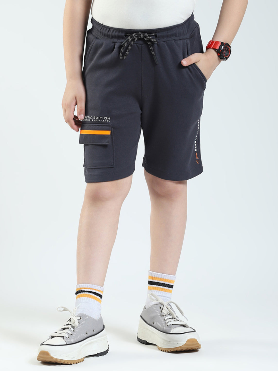 Monte Carlo Boy Bermuda Grey 9-10 Years серый