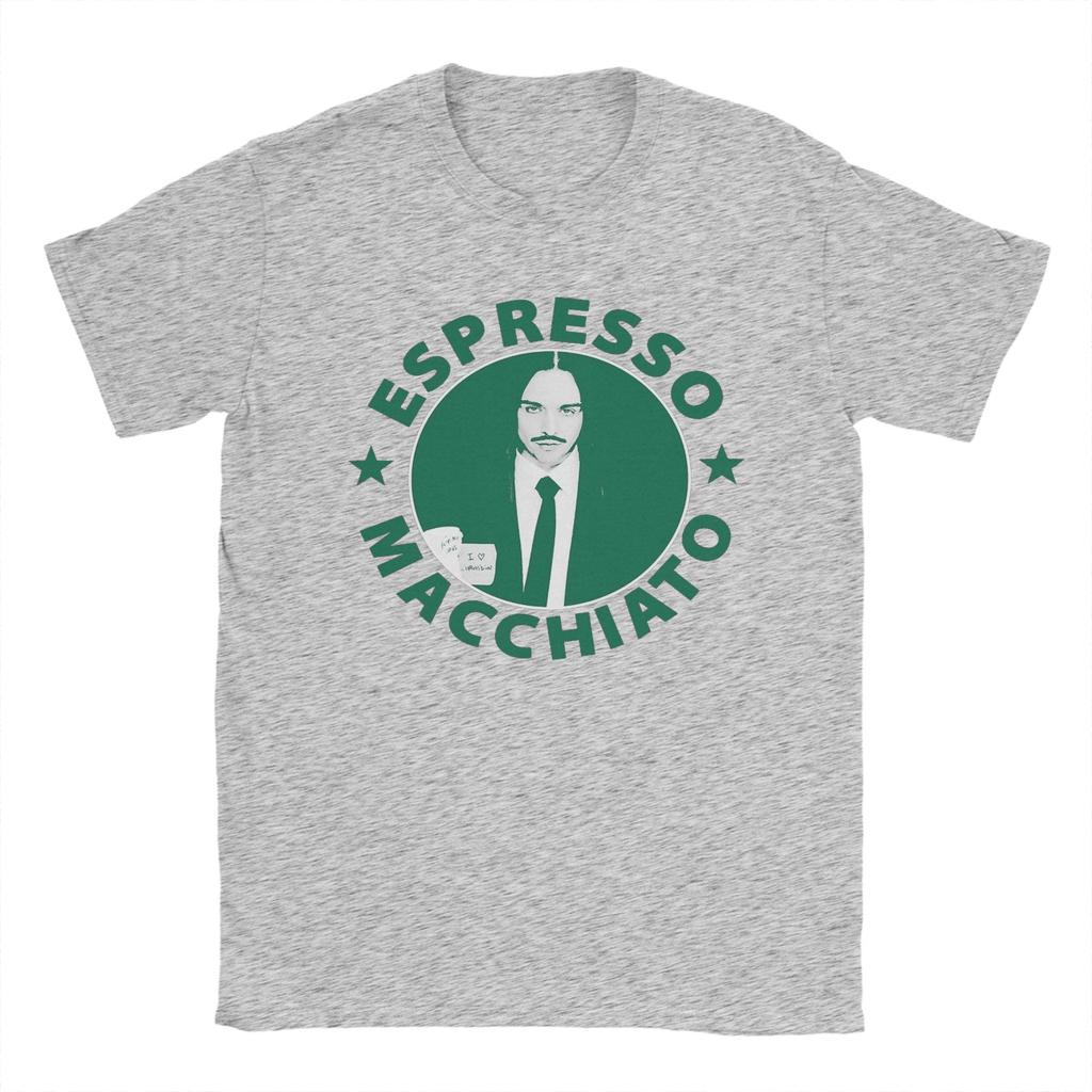 Tommy Cash Espresso Macchiato T Shirts Men Cotton T-Shirt O Neck Eurovisions 2025 Estonia Tee Shirt Short Sleeve Clothes Summer