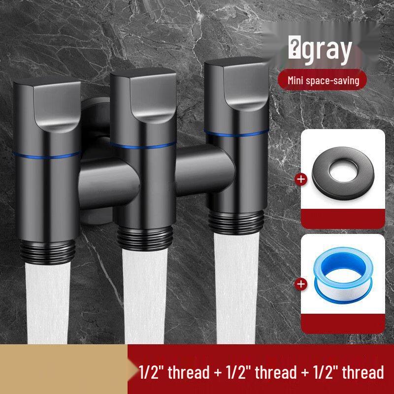 

TLXT 3-Way Washing Machine Faucet Corner Valve