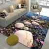 3D Floor Mat Rugs Kitchen Beach Waves Runner Carpet Kitchen Washable Non-slip Living Room Carpet Marine Bath Mat Absorbent