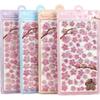 Sakura 3D 3D Relief Stickers Cute Cartoon Children'S Account Decoration Stickers Mobile Phone Guka Creative Stickers