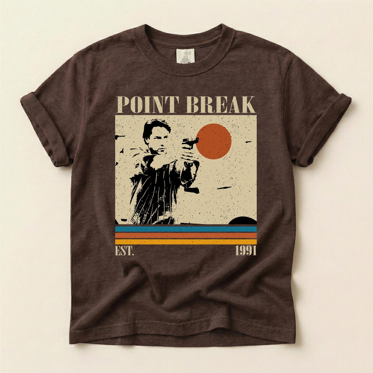 Point Break Movie T shirt - Retro Comfort Colors Tee S
