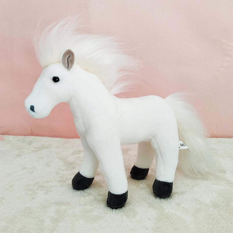 Plush Horse Toy Animal Doll For Kids Photography Props Collectible Gift