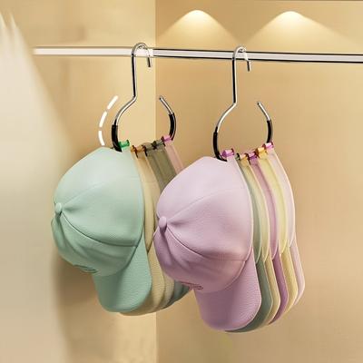 Versatile Manganese Steel Round Hook - Perfect for Hats, Ties, Scarves & Bags | Strong Load-Bearing, Non-Deformable | Ideal for Home & Mall Use,