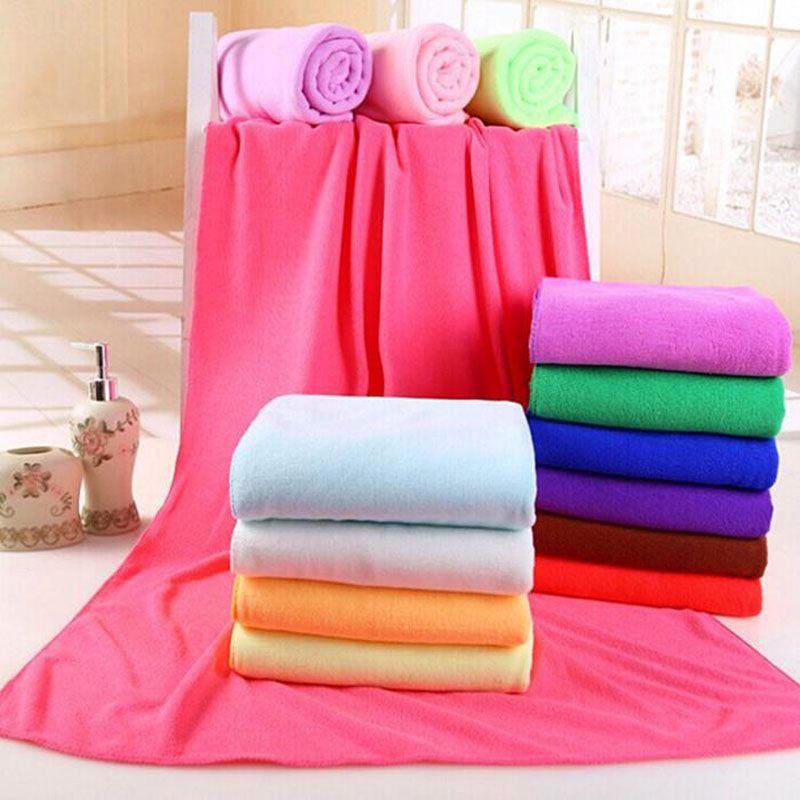 70x140cm Microfiber Fiber Bath Beach Absorbent Drying Washcloth Towel Shower
